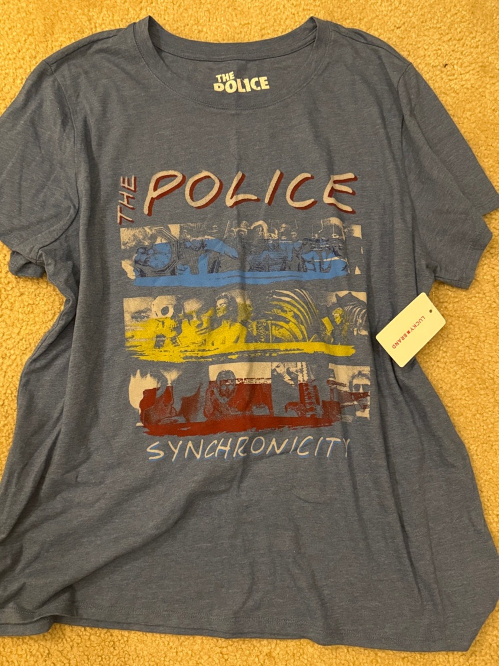 Lucky Brand- The Police band shirt NWT